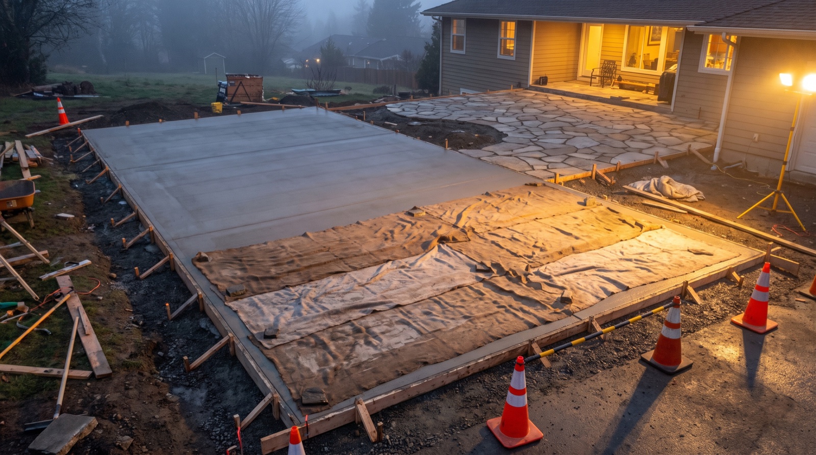 How Long Does Concrete Take to Dry and Cure? (The Real Timeline)