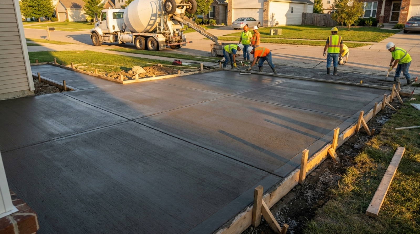 When to Pour Concrete in Dayton